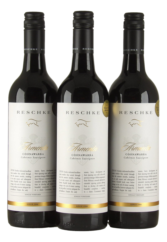 Reschke Armenta Cabernet Sauvignon 2016 (3x 750mL), Coonawarra