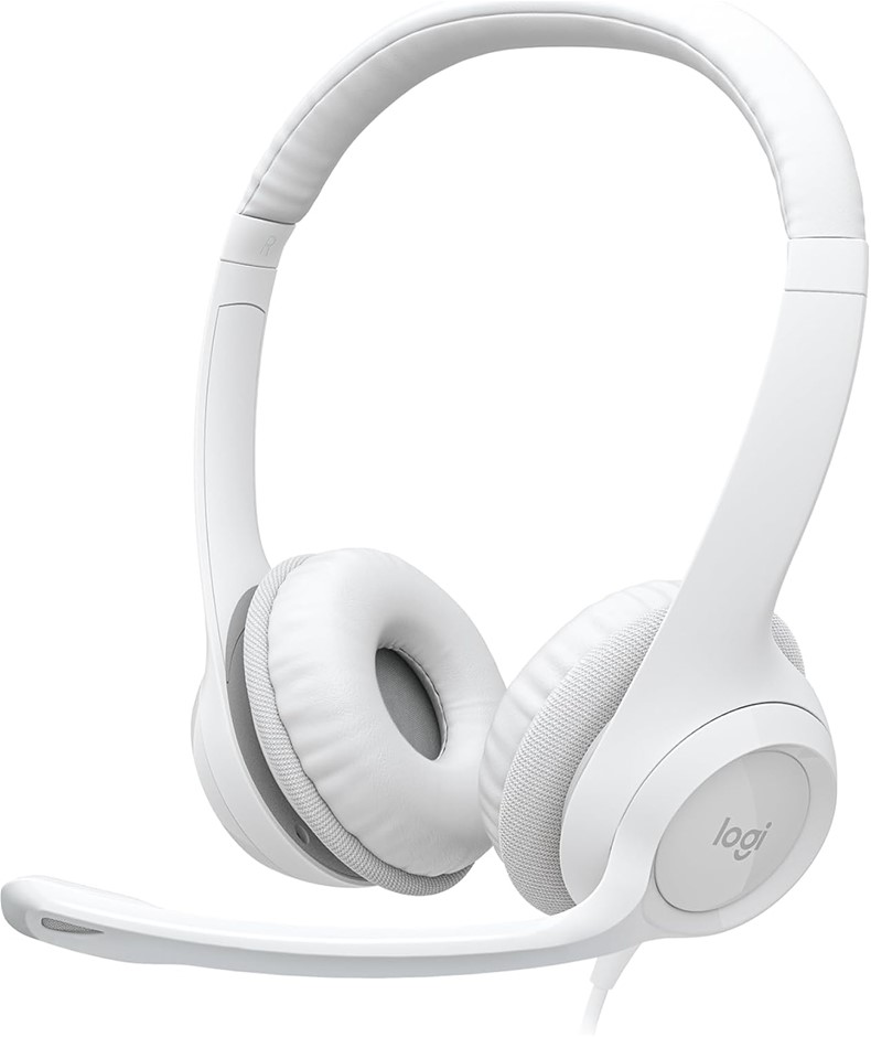 LOGITECH H390 USB Computer Headset, Off White. Buyers Note - Discount Frei