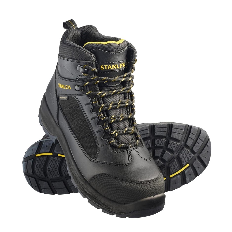 STANLEY Men's Yukon Safety Boots, Size US12 / UK11, Black (101), STA200035.
