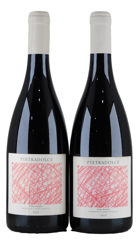 Pietradolce Etna Rosso Nerello Mascalese 2018/19 (5x 750mL), Italy.
