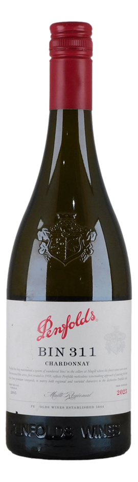Penfolds Bin 311 Chardonnay 2023 (6x 750mL), SA.