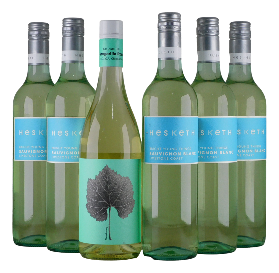 Mixed White Wine Pack (6x 750mL). SA.
