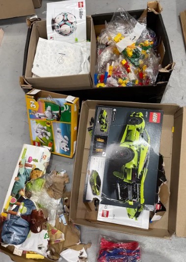 Assorted Children Lego Pieces/Toys. NB: Items may not be in original packag