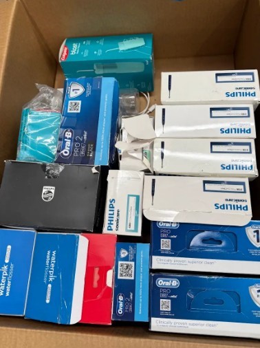 Assorted Box of Electric Toothbrushes and Atatchments/Accessories. NB: Item