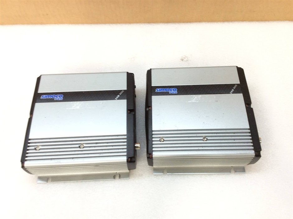 Simoco SRM9000 Series Mobile Radio Transceivers (Lot of 2)