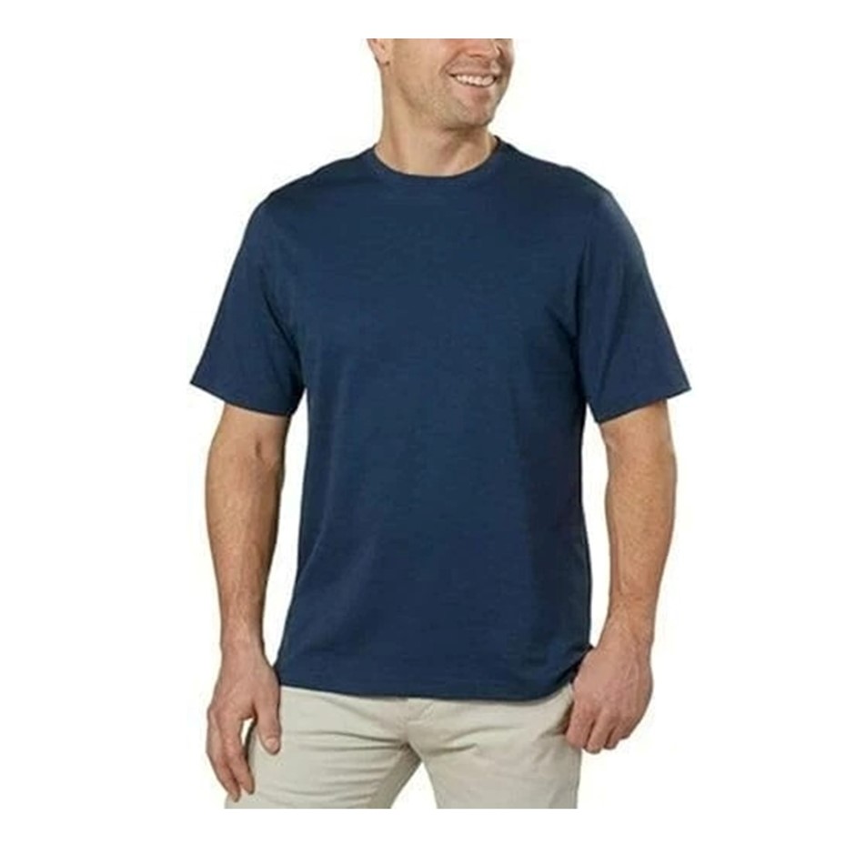 KIRKLAND SIGNATURE Men's Short Sleeve Pima Cotton Slub T-Shirt, Size 2XL, N