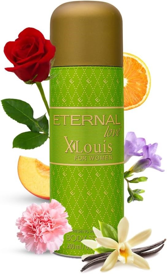 ETERNAL LOVE X-Louis Body Spray for Women 200 ml Buyers Note - Discount Fr