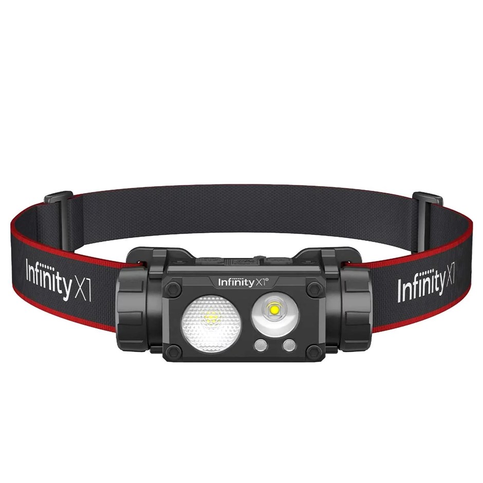 Infinity X1 3pk LED Headlamps 1500L. NB: Not in original packaging.