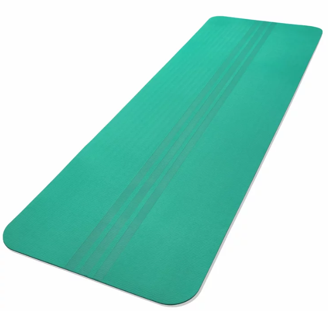 Adidas Training Mat 6mm, Teal. NB: Minor dent on corner of mat.