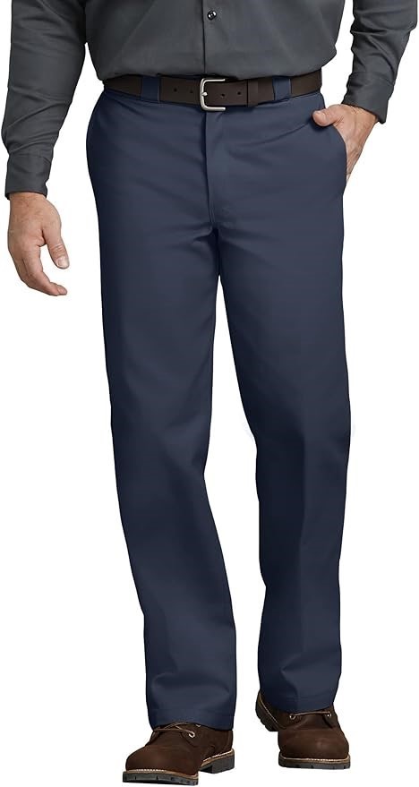 DICKIES Men's Original 874 Work Pants, 33W x 31L, Navy, 874NV. Buyers Note