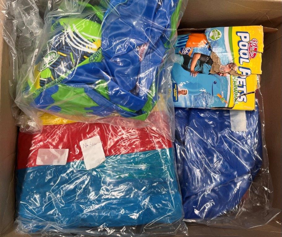 Assorted Inflatable Pool Products Including WAHU & More. NB: Sold as shown