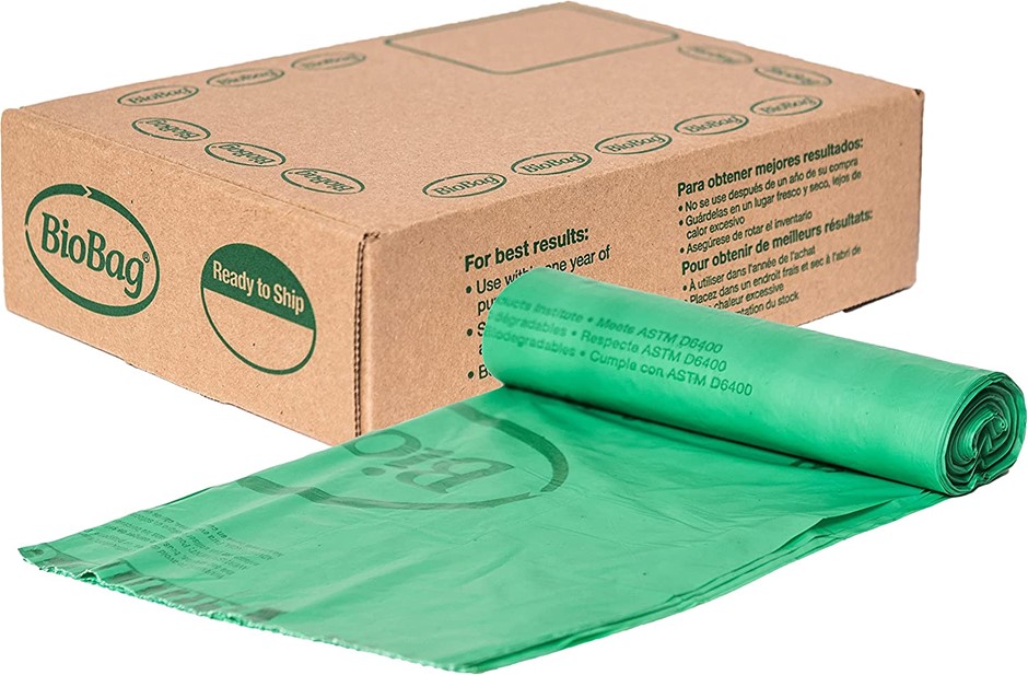 6 x BIOBAG Food Scrap Bags, 49.2L (13 Gallon), 48 Count.