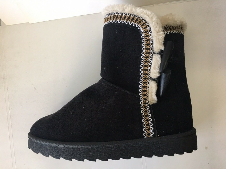 Winter Lady UGG style boots SISSI black