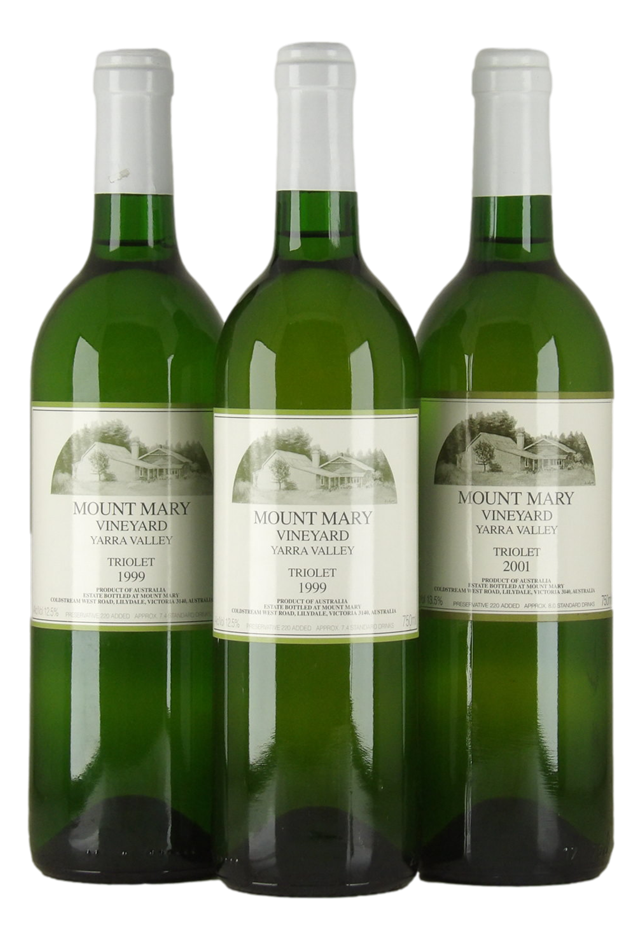 Mount Mary Vineyard Triolet 1999/2001 (3x 750mL), Yarra Valley.
