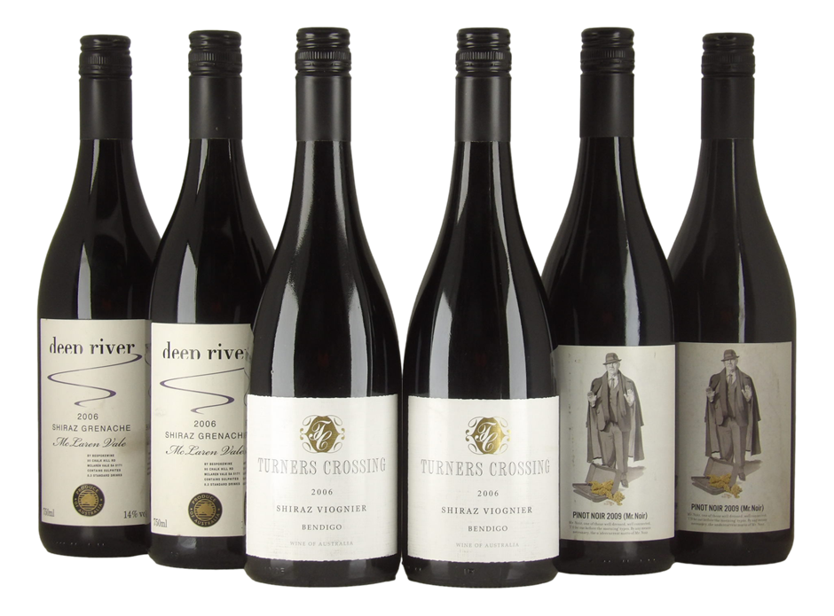 Mixed Red Wine Pack (6x 750mL) Multi Region.