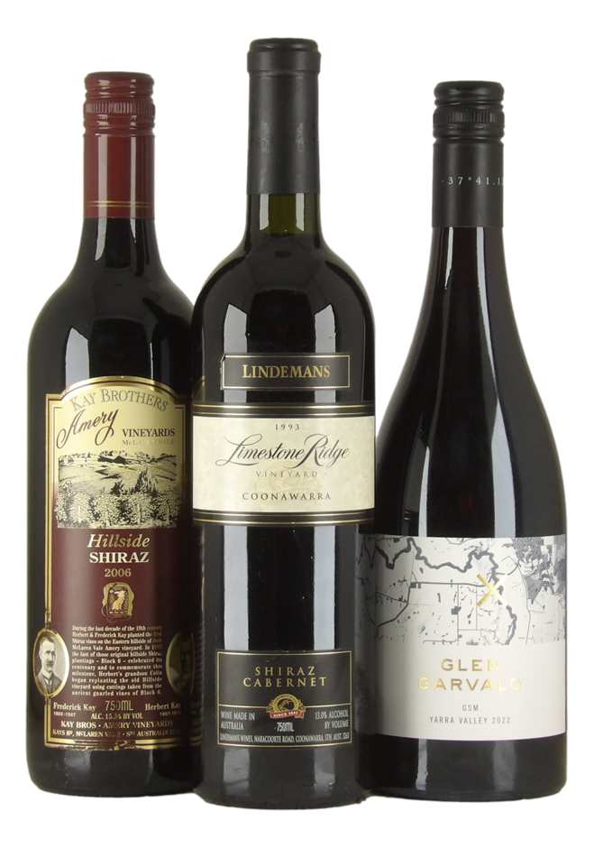 Mixed Red Wine Pack (3x 750mL) Multi Region.