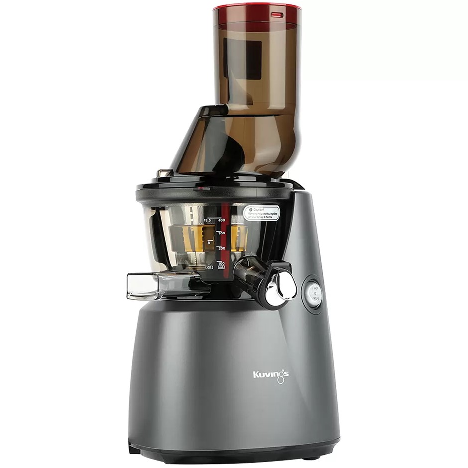 KUVINGS Whole Slow Juicer, Grey, Model C8000, Made In Korea. NB: Used.