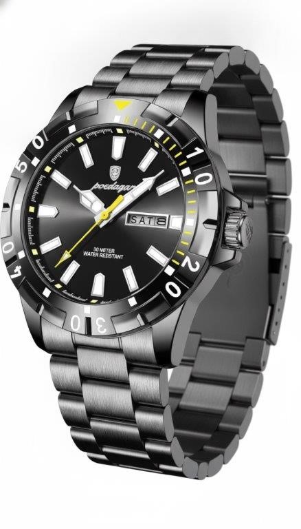 High Quality Simulated Diamond Men's Poedagar Watch-include box original