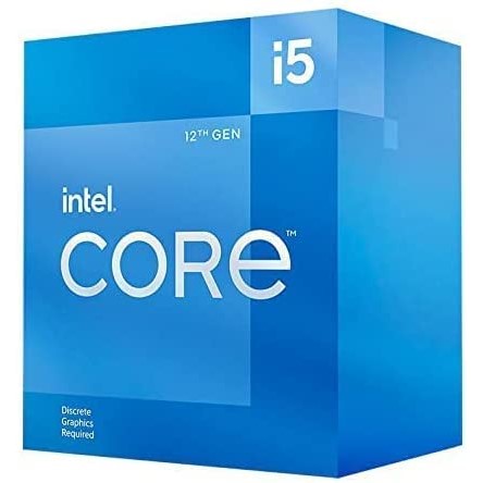INTEL i5-12400F CPU 2.8GHz (4.4GHz Turbo), 6-Cores 12-Threads, BX8071512400