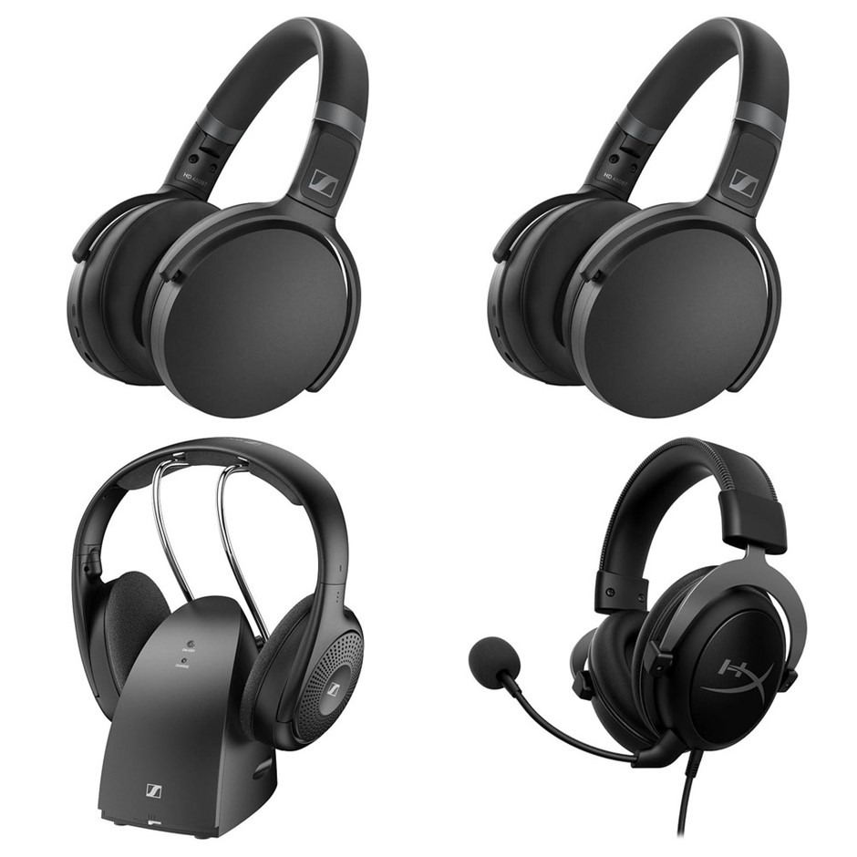 4 x Headphones. 2 x SENNHEISER HD 450BT Noise Cancelling Wireless Headphone