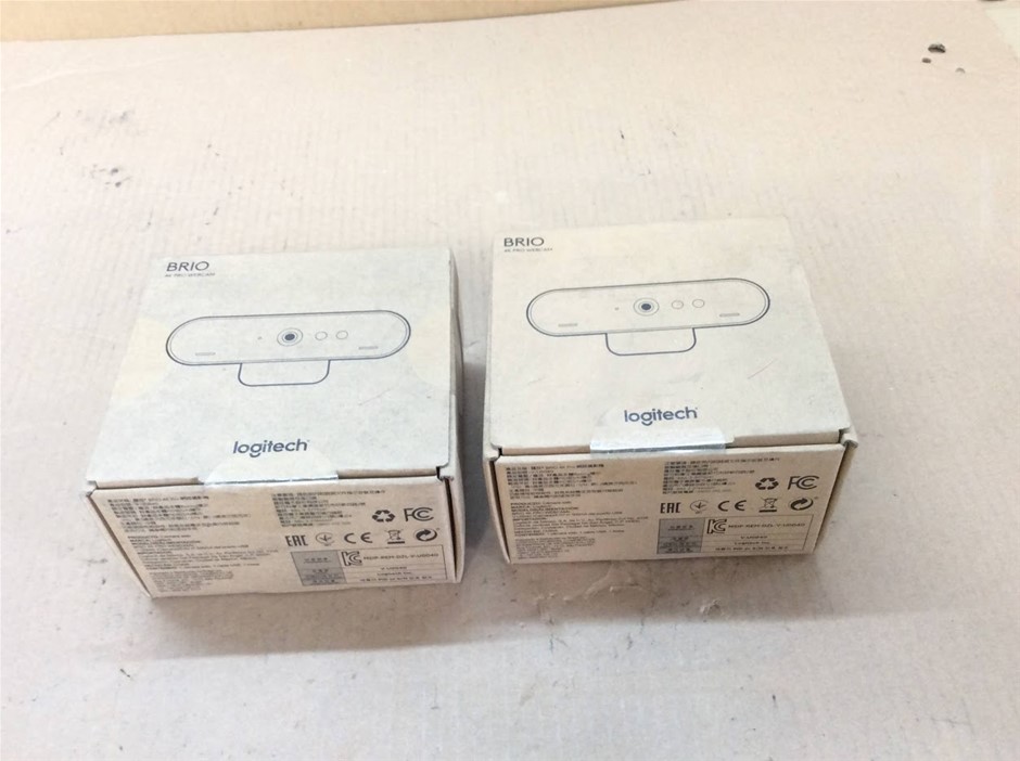 Logitech Brio 4K Pro Webcam V-U0040 - New (Lot of 2)