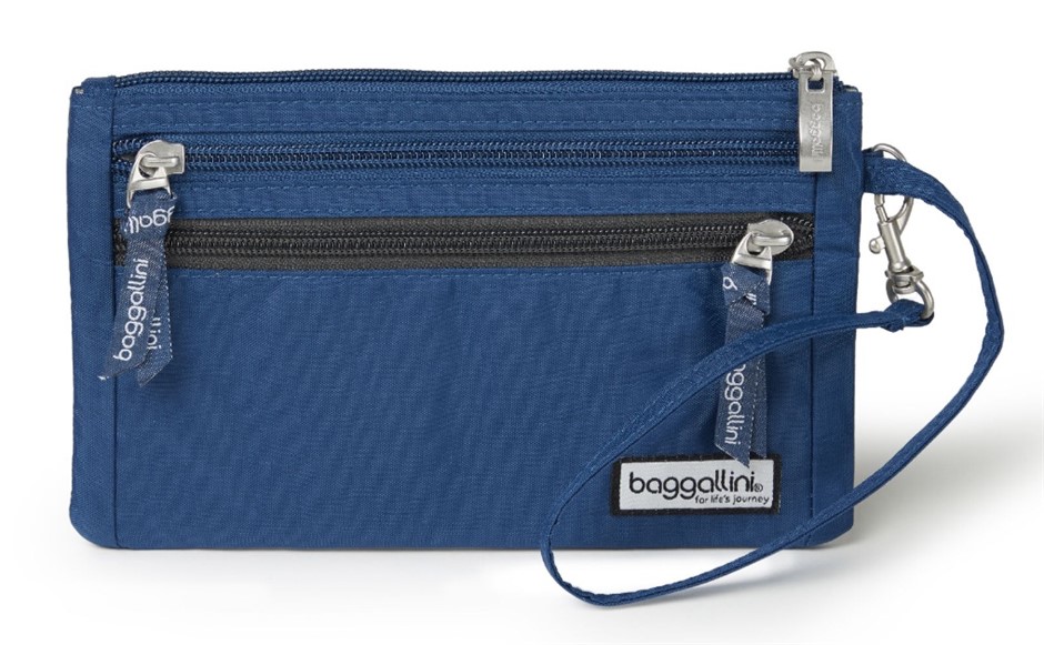 baggallini RFID Mini Currency Organizer, Pacific, One Size