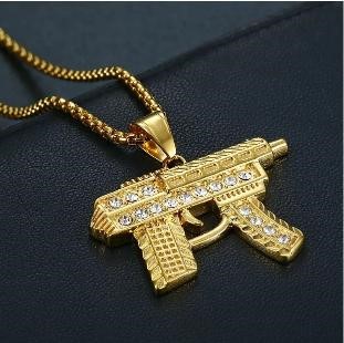Pendant in 18k Yellow Gold Plated-free chain