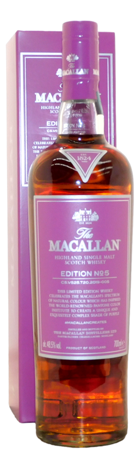The Macallan Edition No 5 Single Malt Scotch Whisky (1x 700mL), Scotland