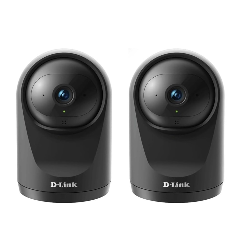 D-LINK DCS-6500LHV2 Indoor Pan & Tilt Wi-Fi Pet Camera, 2-Piece, Full HD 10