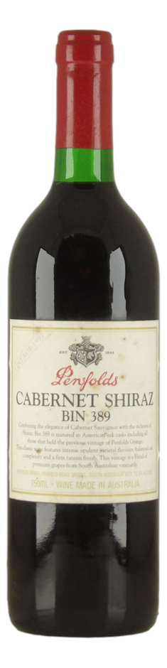 Penfolds Bin 389 Cabernet Shiraz 1997 (1x 750mL ) SA.