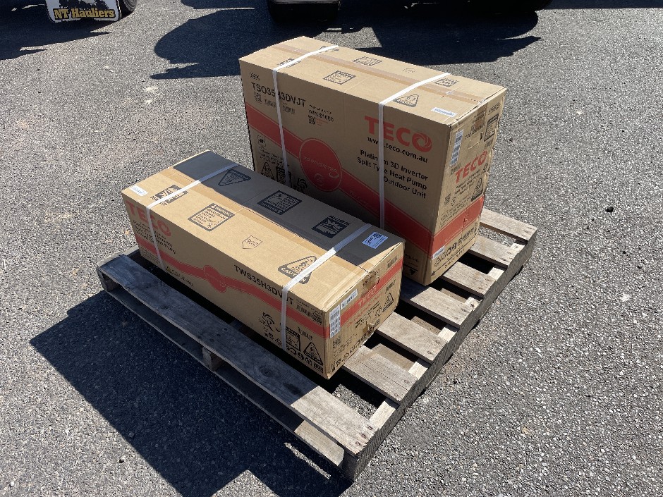 <p>Teco 3.5KW Inverter Split System (Unused)</p>