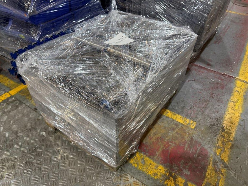 Pallet Comprising Quantity of Conveyor Rollers
