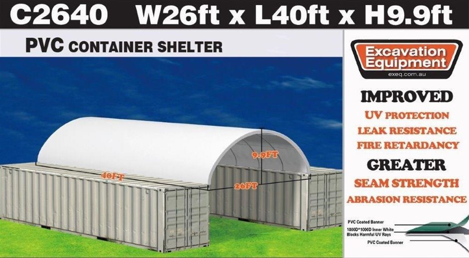 Heavy duty 40ft Container Shelter(Unused)