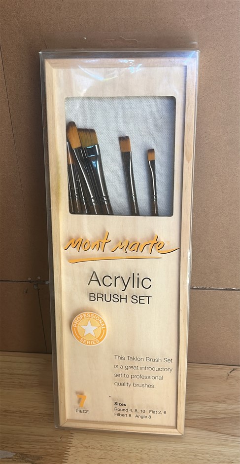 Mont Marte Acrylic Brush Set