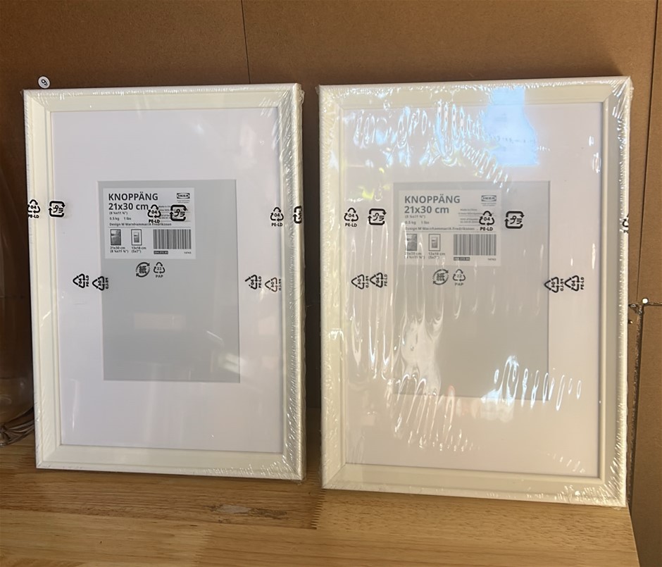 2x IKEA Knoppang Picture Frames