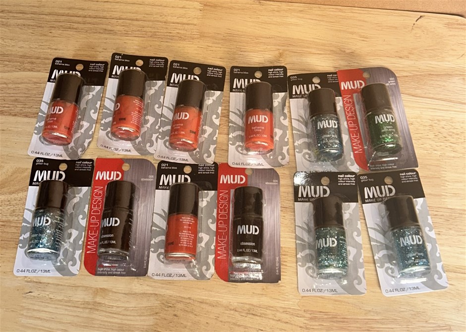12x MUD Nail Polish