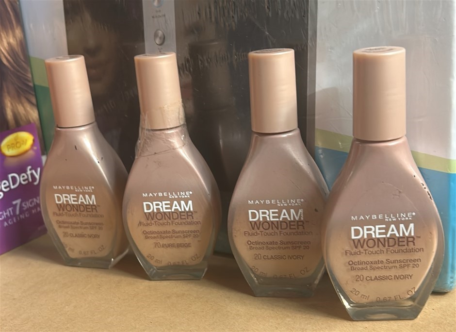 4x MAYBELLINE Fluid-Touch Foundation