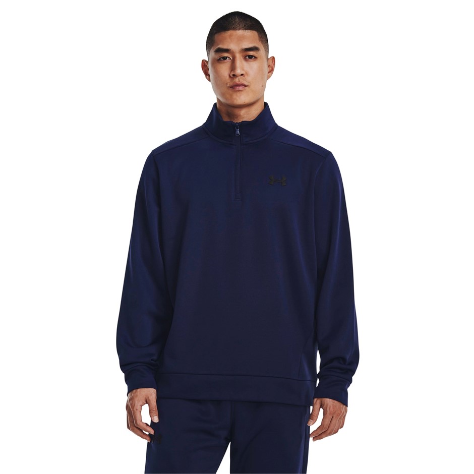 UNDERARMOUR Men's Fleece 1/4 Zip, Size 2XL, Navy/Black (410), 1373358. NB: