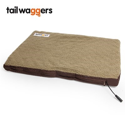 Tail Waggers 82x65cm Heated Pet Bed - Be