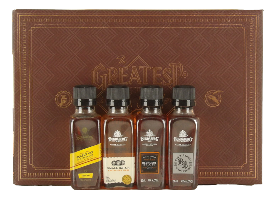 Bundaberg Rum Greatest Story Book (4x 50mL), QLD