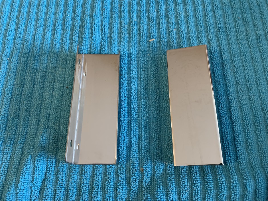 200 x Lip Cupboard Handles, 100mm, Polished Chrome (Unused)