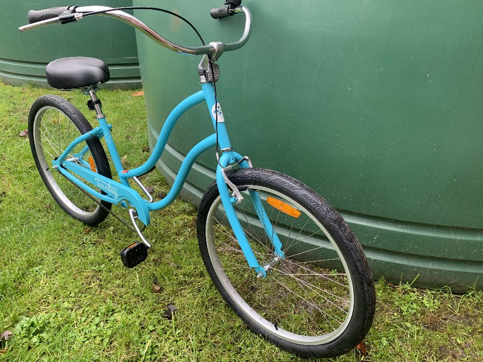 <p>1 x Tuesday Bicycle, Surf Blue in Colour, Size 26, In Flat Pack (Unused)