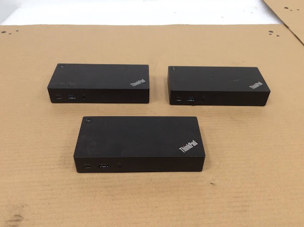 Lenovo ThinkPad USB-C Dock DK1633 Docking Station (Lot of 3)
