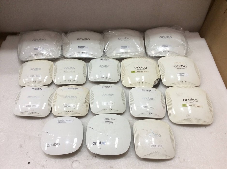 Aruba Networks Wireless Access Points (Lot of 17)