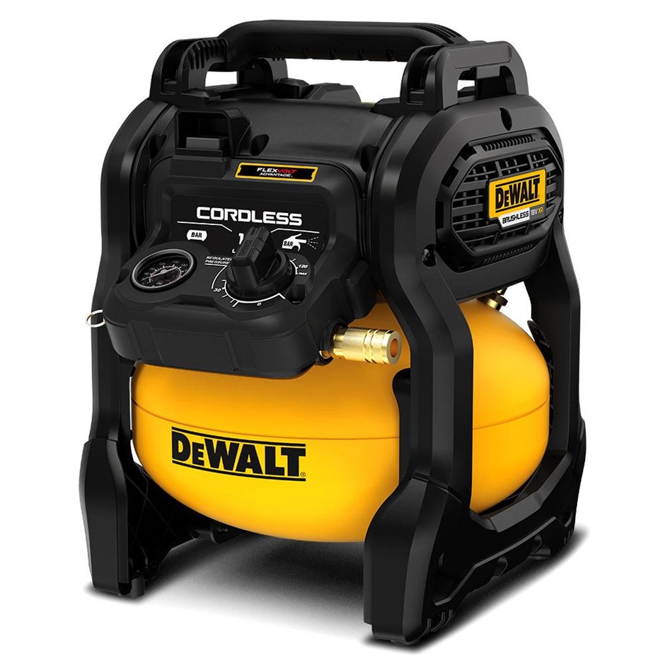 DeWALT 18V XR Li-ion Cordless Brushless 10L Air Compressor - Skin Only.
