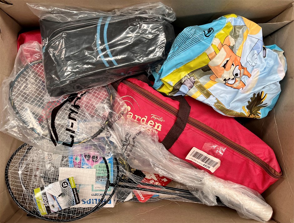 Assorted Sports Products. NB: Sold as shown in image.