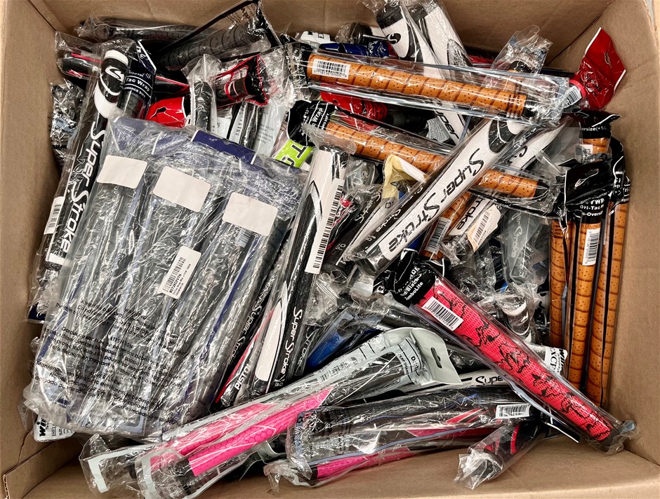 Assorted SUPER STROKE Putter Grips. NB: Sold as shown in image.
