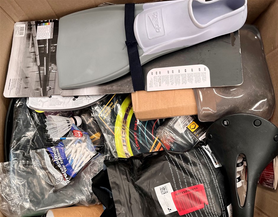 Assorted Sports Products. NB: Sold as shown in image.