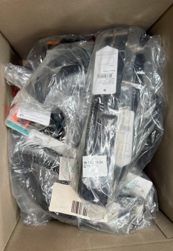 Assorted Box of Pet Items incl Collars, Harnesses etc.  NB: Items may not b
