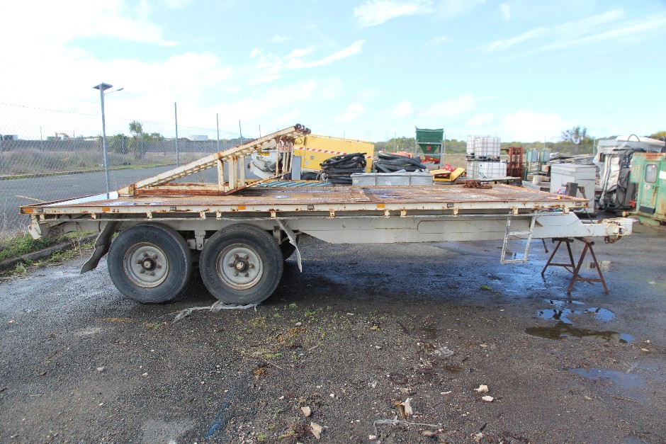Dual Axle Plant Trailer with Ramps